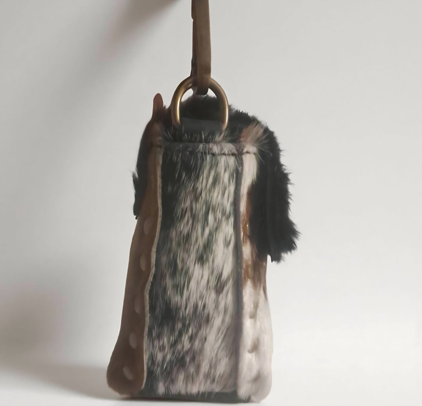 Borsa Donna in Pelle di Vitello Effetto Cavallino Stampa Animalier - GEDICO STORE