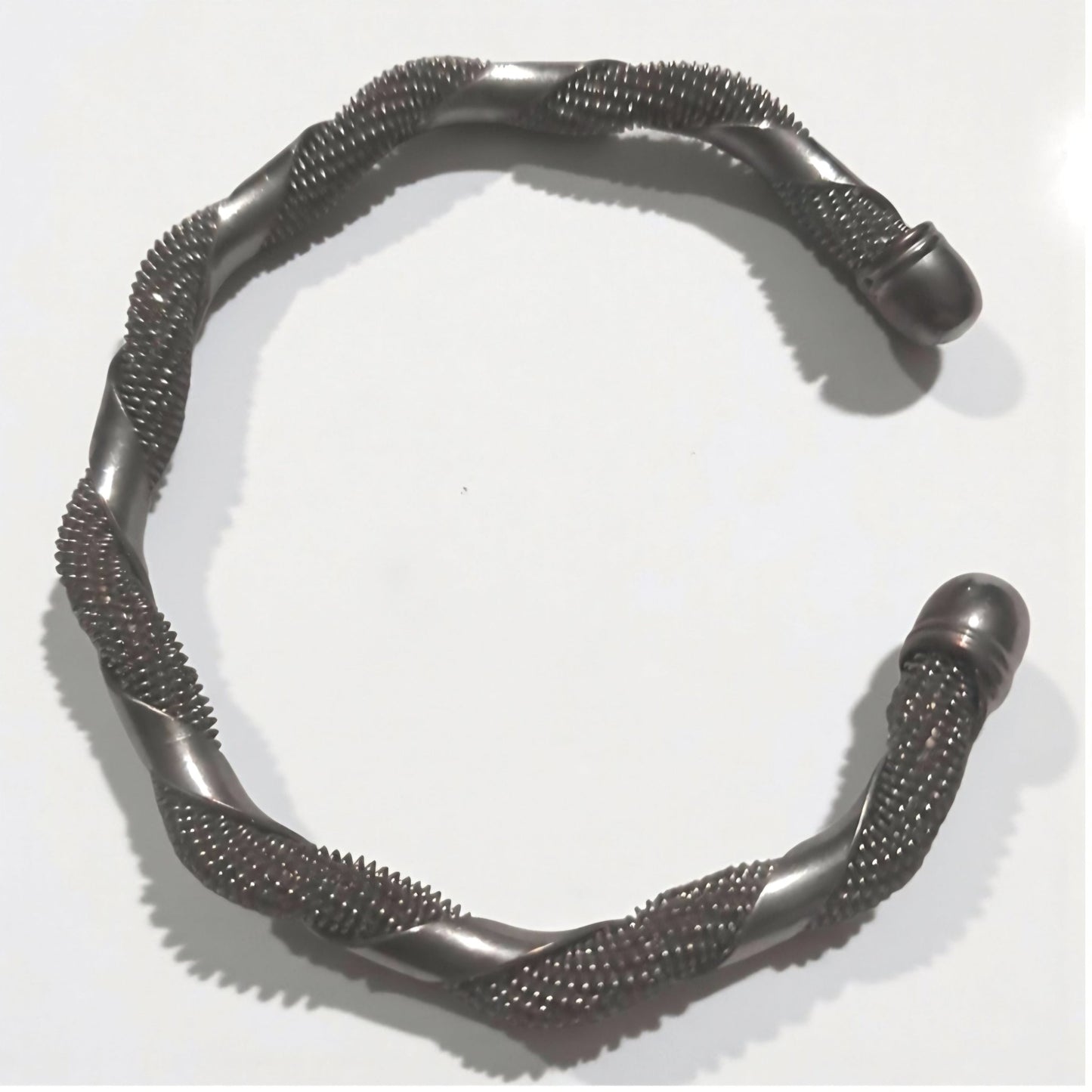 Bracciale polsino donna in acciaio | Rete ritorta, aperto e moderno - GEDICO STORE