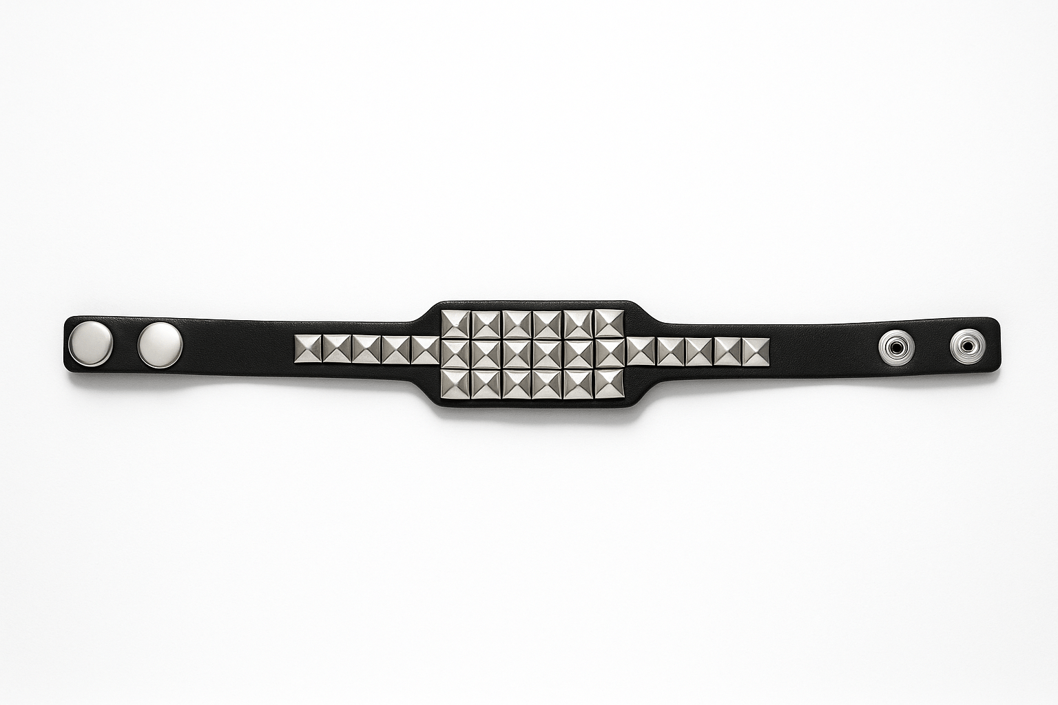 Bracciale Punk Rock con Borchie – Y2K Studded Bracelet in Similpelle | Accessorio Unisex Punk Goth Emo | Vintage Y2K - GEDICO STORE