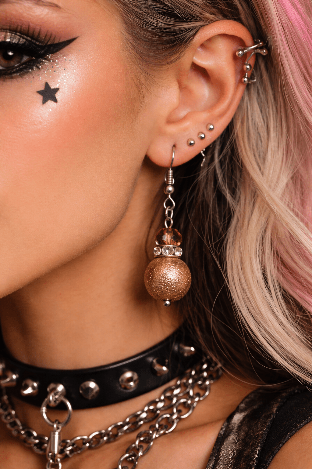 Orecchini donna sfera lucida con strass | Bijoux moderni e versatili Prezzi speciali · Ultimi pezzi - GEDICO STORE