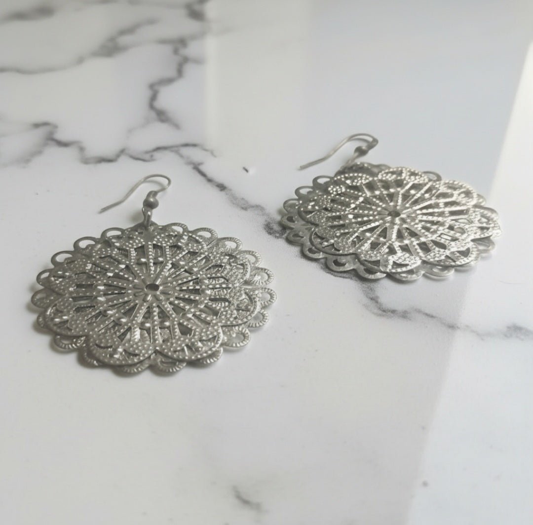 Orecchini Pendenti Argento Boho Mandala – Leggeri, Eleganti, Stile Y2K Vintage Prezzi speciali · Ultimi pezzi - GEDICO STORE