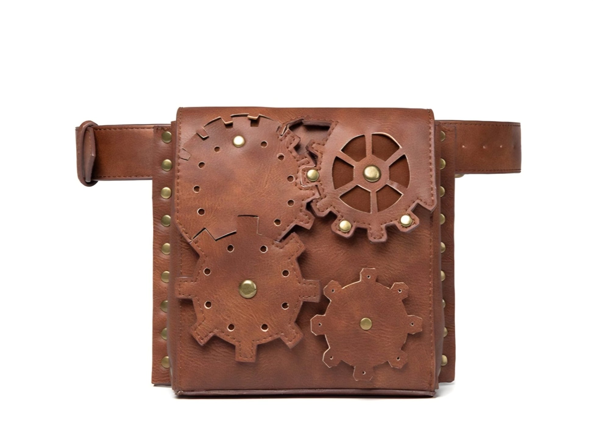 Unisex Steampunk Gear Waist Bag – Industrial Punk Utility Belt - GEDICO STORE